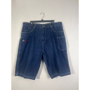 Vintage FUBU The Collection Men's Size 40 Denim Shorts Circa XC 11 Hip Hop 90s